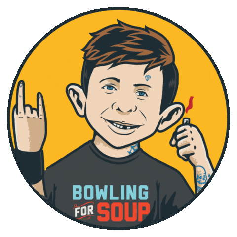 Jaret Reddick Band Sticker by Bowling For Soup