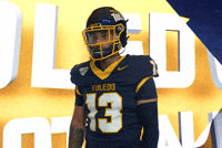 Catch Wide Receiver GIF by Toledo Rockets