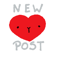 Heart New Post Sticker