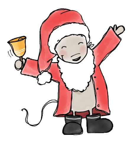 Santa Claus Christmas Sticker by Thuis bij Muis