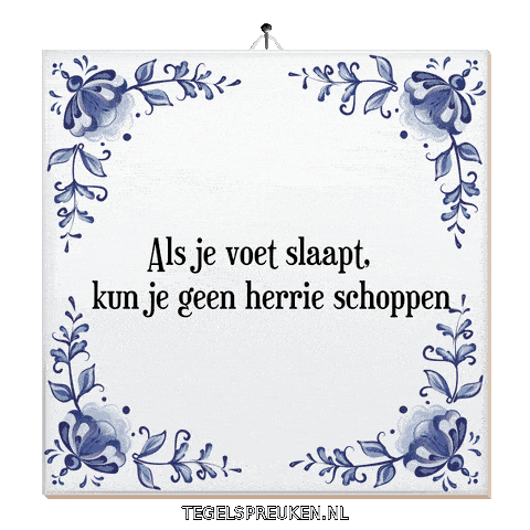 Humor Rust Sticker by Tegelspreuken.nl