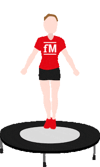fitness jumping Sticker by fitnessMANAGEMENT