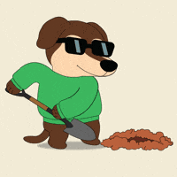 Working Cool Dog GIF by ChesterAbstract