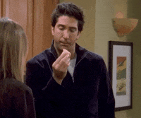 Biting Season 9 GIF by Friends
