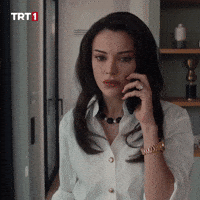 Tuvana Türkay Phone GIF by TRT