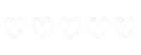 White Heart Love Sticker