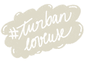 Tiffany Turban Sticker by Ramdam Accessoires