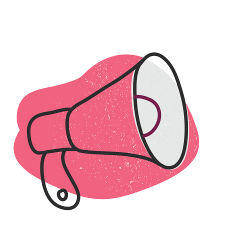FertilityOutLoud giphyupload megaphone speak up ttc Sticker
