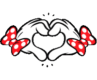 minnie mouse love Sticker