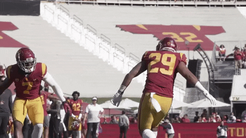 Excited Lets Go GIF by USC Trojans