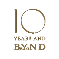 10 Years And Beyond Sticker by Bynd Artisan