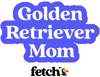 Golden Retrievers Love Sticker by Fetch by The Dodo