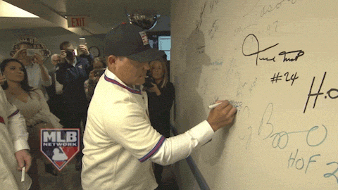 Signing Hall Of Fame GIF by MLB Network