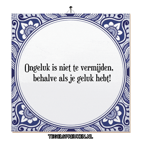 Hoop Troost Sticker by Tegelspreuken.nl