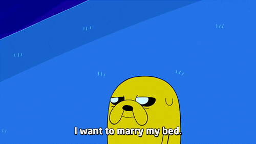 Tired Adventure Time GIF