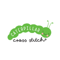 Caterpillarcrosstitch ccs crossstitch xstitch crossstitchdesigner Sticker