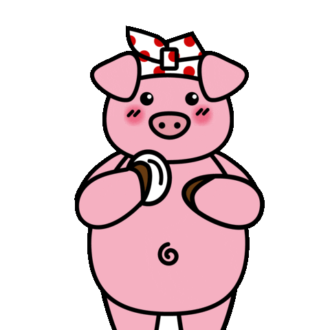 pig cerdo Sticker by oing-oing