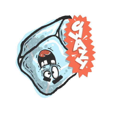 Ice Cube Love Sticker by Dreadpen