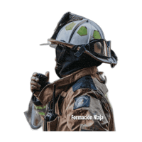 Fire Firefighter Sticker by Formación Ninja