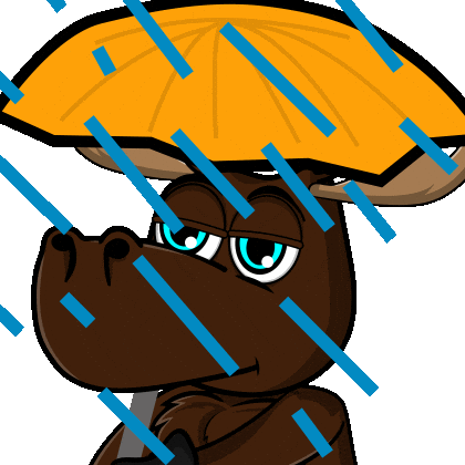 DoYouMoose giphyupload sad nft rain Sticker