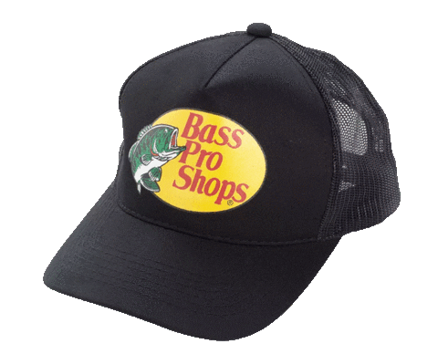 bassproshops giphyupload trucker hat bass pro basspro Sticker
