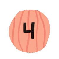 Happy Birthday Numbers Sticker by Qualcosa di Erre