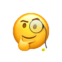 Emoji Wondering Sticker by Digi