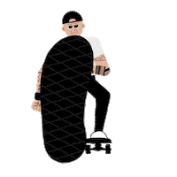 Bouncing Punk Rock Sticker