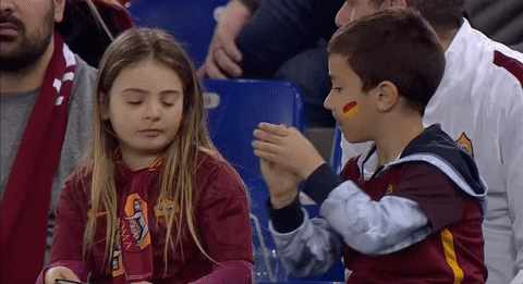 happy little kids GIF by AS Roma