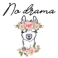 Drama Lama Sticker by Zaungaeste