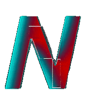 Glitch Alphabet Sticker by #BASILIO