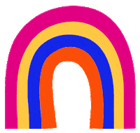 Happy Rainbow Sticker by Basha Market