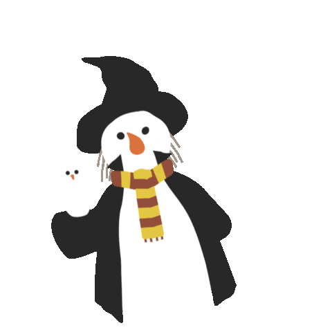 Harry Potter Snowman Sticker by Universal Destinations & Experiences