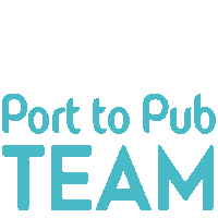 Light Blue Team Sticker by Port To Pub Swim