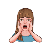 Omg Surprised Sticker