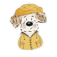 Raincoat Regenjas Sticker by Winkeltjevanbeer