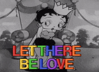 black and white love GIF by Fleischer Studios