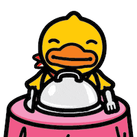 bduckofficial cute yummy hungry emoji Sticker