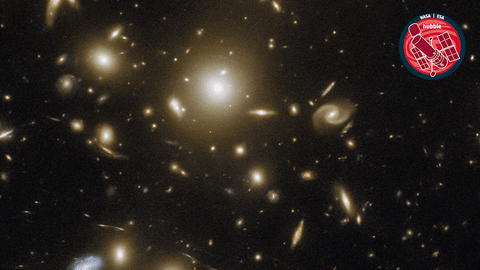 Gold Glow GIF by ESA/Hubble Space Telescope