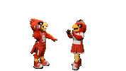 Big Red Football Sticker by Lamar University