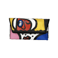 kentstetson abstract clutch fine art abstract art Sticker