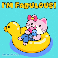 Cat Vibing GIF by Silly Kitties