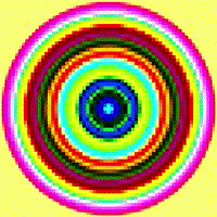 Op Art Rainbow GIF by Joe Winograd