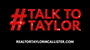 realtortaylormcallister red real estate realtor glitter GIF