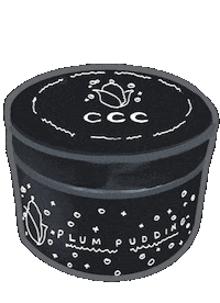 Black Candle Sticker by Corn Candle Co