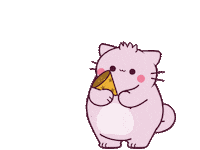 Cat Celebrate Sticker by Pembe