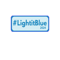 Light It Blue Arthritis Sticker by Take a Pain Check
