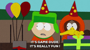 happy kyle broflovski GIF by South Park 