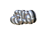 3D Graffiti Sticker