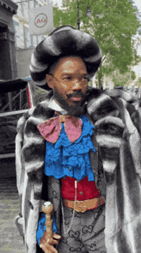 legendalreadymade gucci pimp chinchilla willywonka GIF